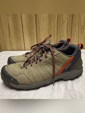 Oboz Men's Sypes Low Leather B-DRY Hiking Shoe, Size 10 Wide
